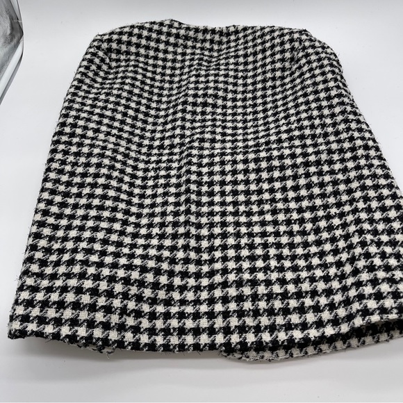 Six/Fifty Houndstooth Small/Medium Wool Wrens Cape  Jacket New Black White - Picture 4 of 14